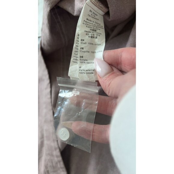 Men's Alpha Industries Pullover Long Sleeve Dusty Purple Size S - Picture 10 of 10